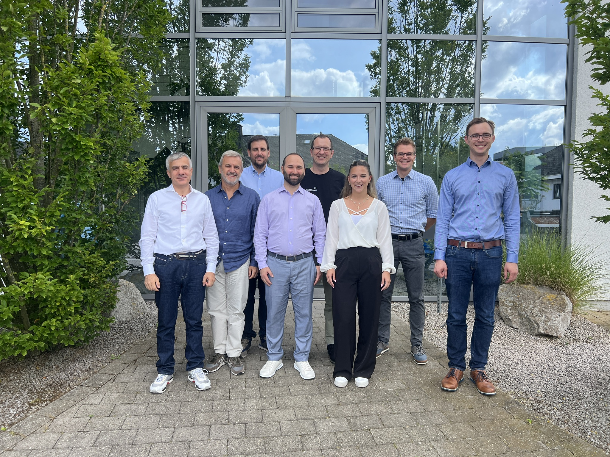 Italian partner visits Walther Systemtechnik